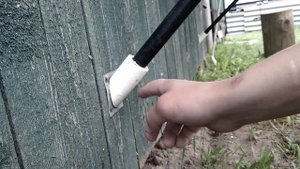 Навес-пристройка+верстак быстро