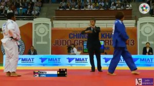 Judo 2013 Grand Prix Ulaanbaatar: Pinto (VEN) - Jung (KOR) [-78kg] bronze