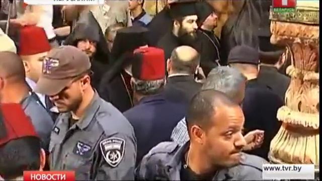 Схождение Благодатного огня в Иерусалиме смотреть онлайн