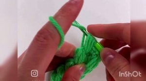 Ажурный шнурок ,вязание крючком,краткий образец.