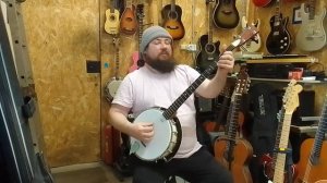 Банджо 4 струны Irish plectrum Tenor, мастеровое.