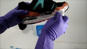 Как Покрасить Кроссовки и Отбелить Подошву Saucony Grid