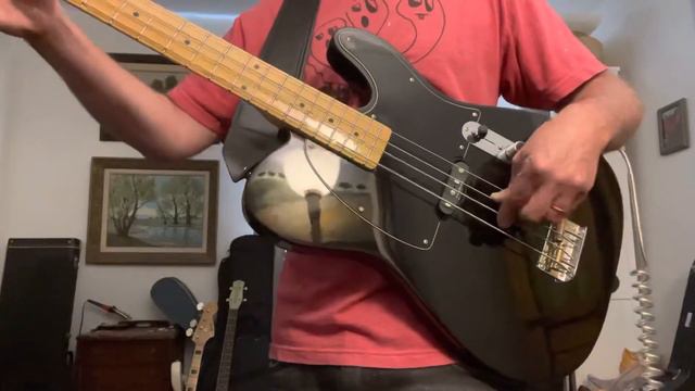 2012 Squier Vintage Modified Black Telecaster Bass 32” Medium Scale Indonesia смотреть онлайн