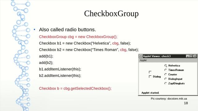 Java AWT - GUI Controls смотреть онлайн
