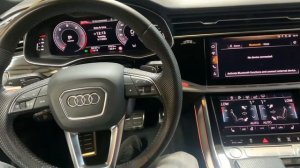 Audi Q8 oil level check