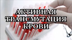 АКТИВНАЯ ТРАНСМУТАЦИЯ КРОВИ