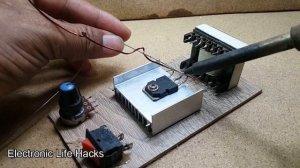 How to make fluorescent lamp adjustable inverter circuit at home