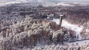 Полигон ВНИЦ ВЭИ. Остатки рухнувшего купола и "катушки Тесла"