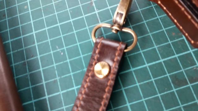 Барсетка и женский кошелек ручной работы.Обзор.