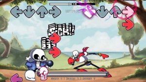 FNF Technicolor Tussle but it's Sans vs Papyrus