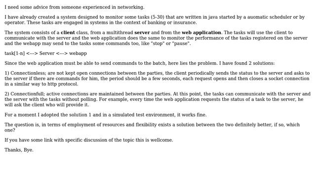 What better solution to adopt for client server system implementation by java sockets смотреть онлайн