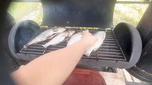 Собственный улов!! С днем Рыбака!!! Копченный подлещик, плотва, сазанчик!! Коптим и наслаждаемся!