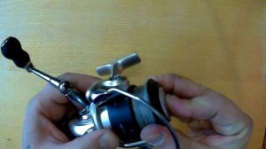Бэкинг, исправляем укладку шнура на безынерционной катушке с задним фрикционом.