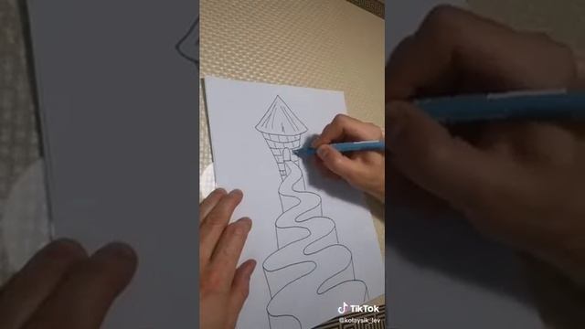 Как легко нарисовать замок смотреть онлайн
