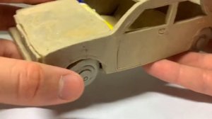 СЛЕПИЛ ВАЗ 2107 ИЗ ПЛАСТИЛИНА Машина для краштеста