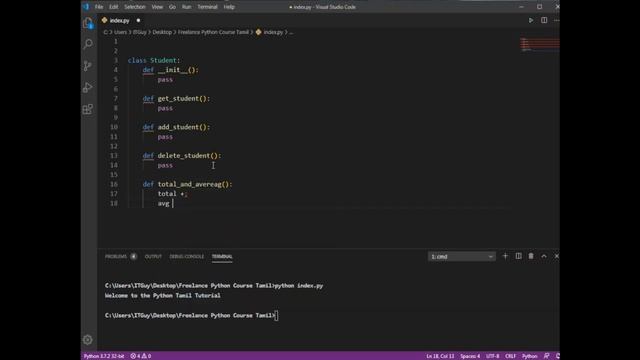 Python Comments in Tamil (Python Course in Tamil) [Class - 6]