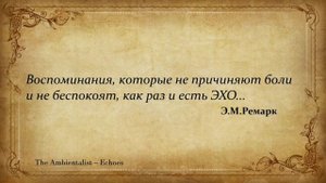 The Ambientalist GIF(эхо)