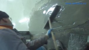 Нанесение гидроизоляционного защитного покрытия на бетон