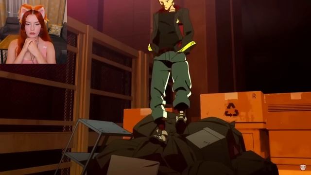 Киберпанк: АНИМЕ - мульт обзор Добряк ( Dobryak ) Реакция смотреть онлайн