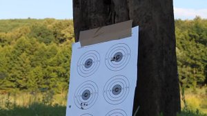 отстрел пуль JSB diablo 5.5 mm 1.175g