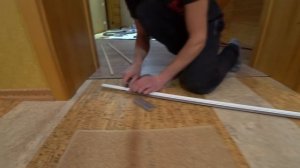 Как установить порожек для ламината. How to install laminate transitions. Пороги Quick Step Incizo.