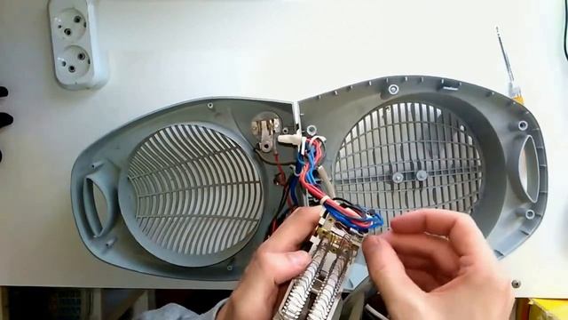 Ремонт тепловентилятора Saturn. Замена термопредохранителя смотреть онлайн