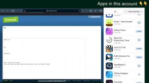Apple id with procreate, affinity photo, affinity designer, Lumafusion, notability, goodnote 5