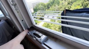 Как открыть вторую раму у окна.