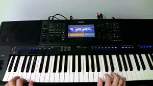Lx24 Уголёк на синтезаторе YAMAHA SX700 мой стиль