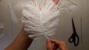 Как сделать перо из ниток своими руками.mp4