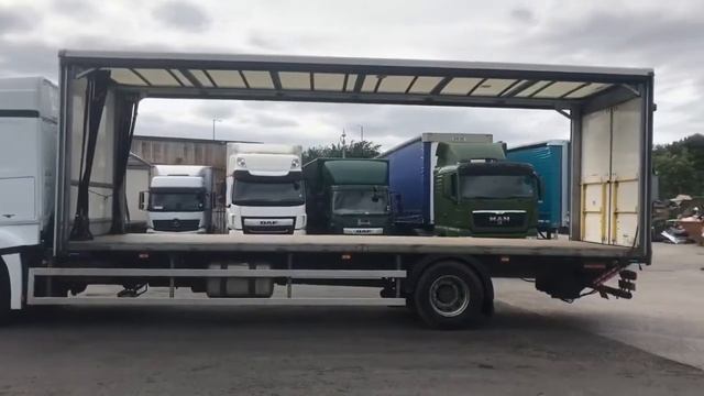 MERCEDES ACTROS 1824 - 18 T CURTAIN SLEEPER - FL67CZB смотреть онлайн