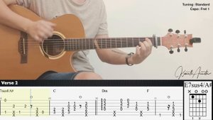 In The End - Linkin Park | Fingerstyle Guitar | TAB + Chords + Lyrics