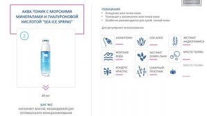 Набор увлажняющих средств Sea Ice Spring Beauty Style c морскими минералами, церамидами 4 шага