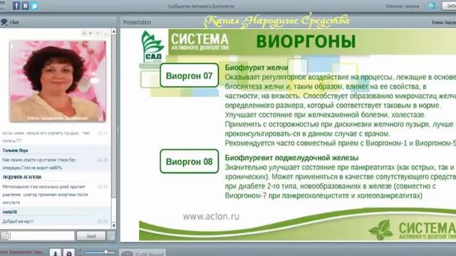 «САД ACLON» Флуревиты основа здоровья и долголетия Задорожная Е 27 03 17 смотреть онлайн