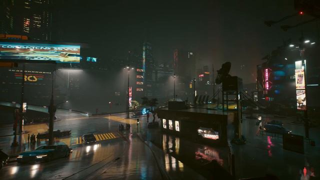CYBERPUNK 2077 🔴OPEN WORLD LO-FI🔴 Cyberpunk City Ambience 🔴 shopping center
