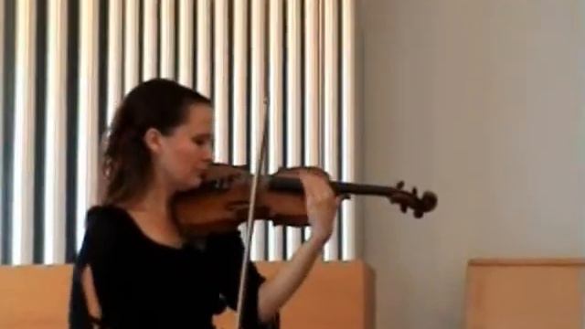 Ольга Маминова - Э Изаи Соната №3  для скрипки соло смотреть онлайн