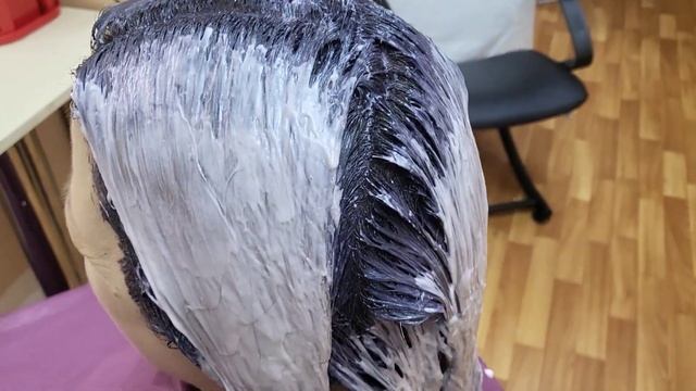 Растяжка цвета с притемнением корней,для блондинок.Замечательно!!!