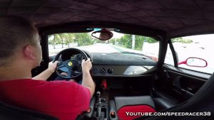 Driving a Ferrari F50!!