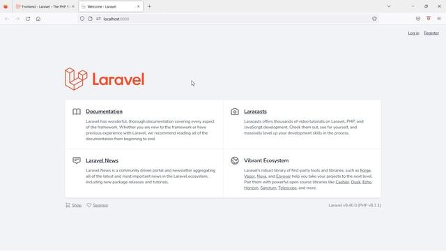 Laravel 9 React Tutorial -  Installation