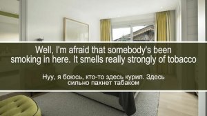 Замена номера в отеле. Диалог на английском с переводом на русский