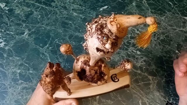 Фигурка из березы/ своими руками/ из капа