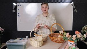 Как собрать корзинку цветов на оазисе DEMO