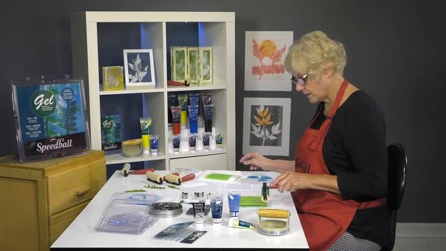 Monoprinting with Speedball® Block Printing Inks and Gel Printing Plates смотреть онлайн