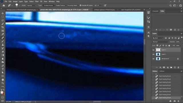 How to remove dust and scratches from objects in Photoshop - Adobe Photoshop Tutorial смотреть онлайн