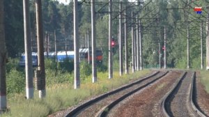 Первый после карантина!!! 🚋🚃🚃🚃 Поезд №084 Гомель – Санкт-Петербург под ТЭП70-0373 и ЭД4М-0407