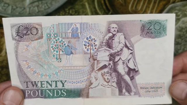 Банкнота 20 фунтов Англия смотреть онлайн