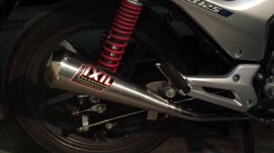 Звук выхлопа глушителя IXIL Silencers Carrera мотоцикла Honda CB125E