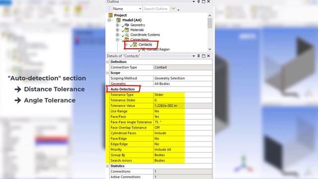 Understanding Basics of Contact Using Ansys Mechanical — Lesson 2