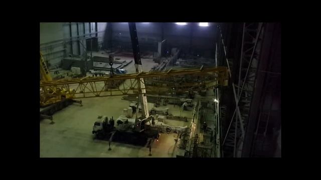 Монтаж крана