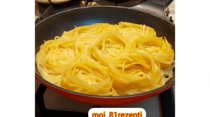 гнезда с куриным филе